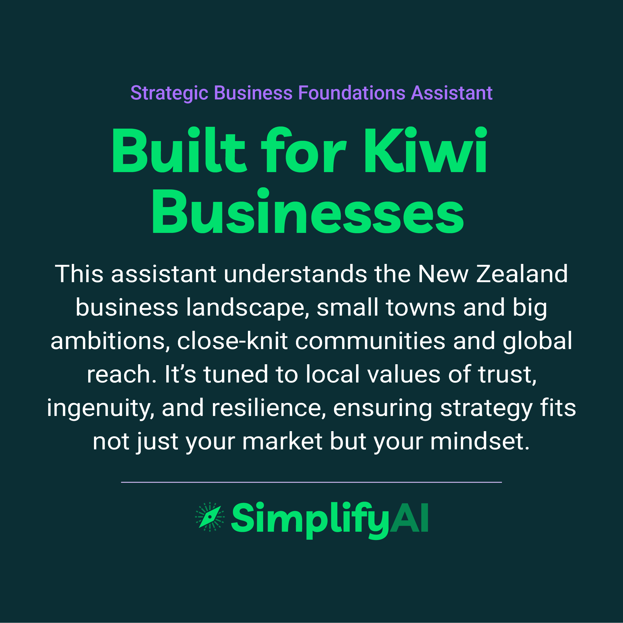 Strategic Business Foundations AI Assistant